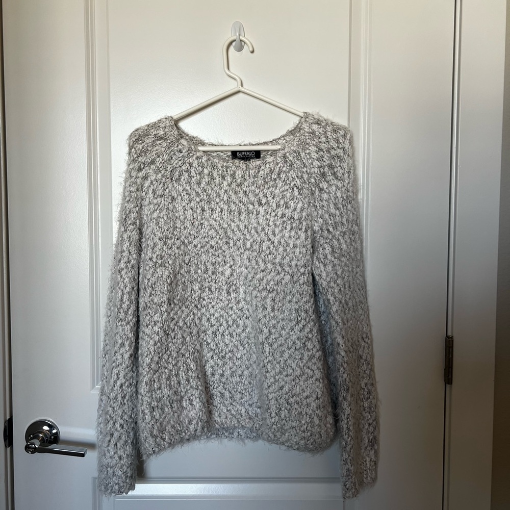Buffalo David Bitton Gray Crew Neck Sweater